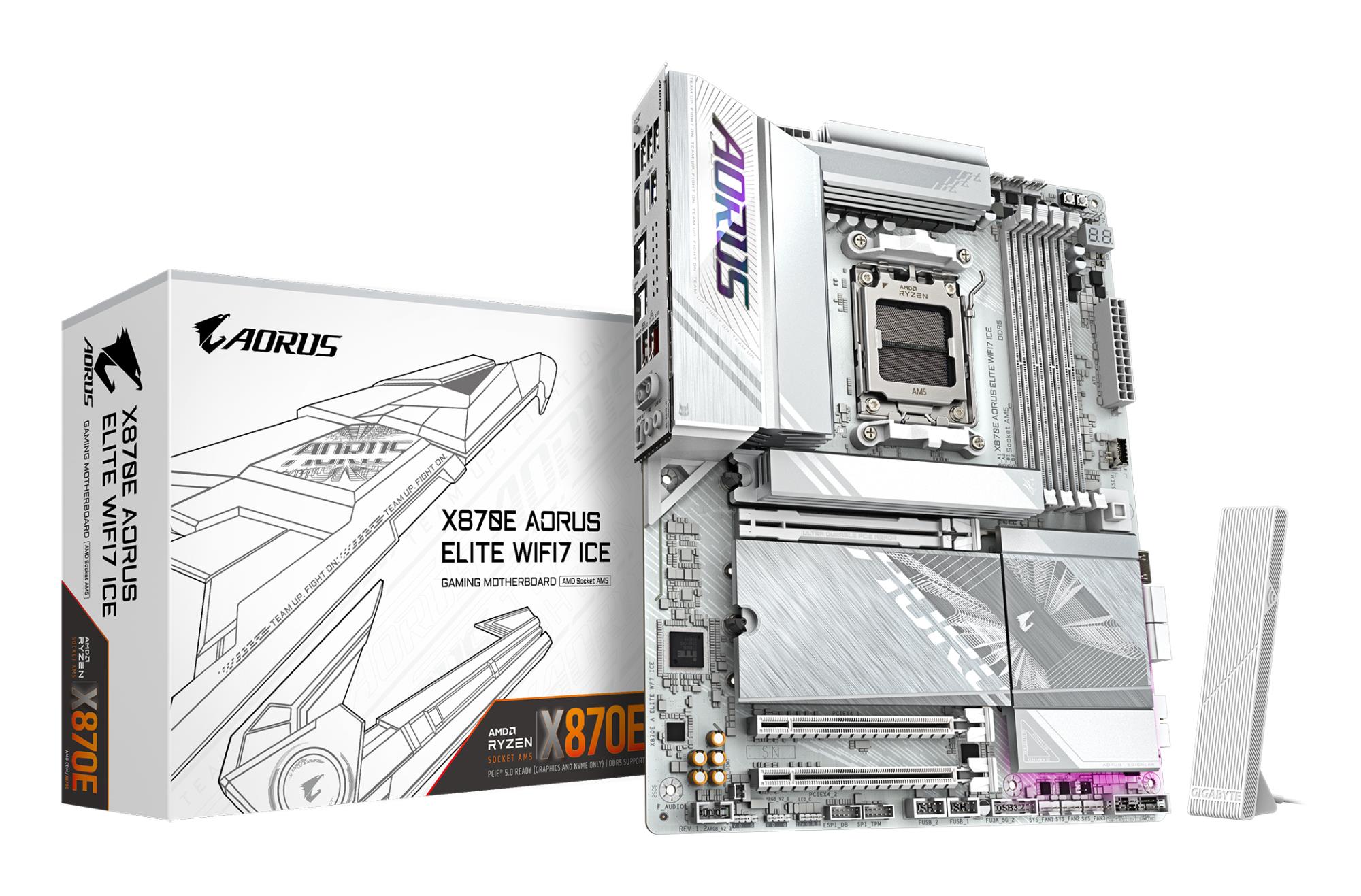 b1502202-7997-4e09-bf0c-036a36fcdd57 GIGABYTE X870 SAM5 ATX motininė plokštė su DDR5 ir 4xM.2 slotais