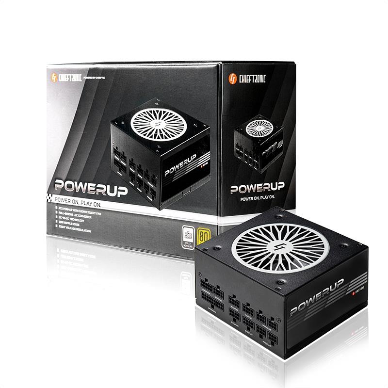 b184ec2a-4e82-46c6-b309-49cdb981c285 Power Supply CHIEFTEC 850 Watts Efficiency 80 PLUS GOLD PFC Active GPX-850FC