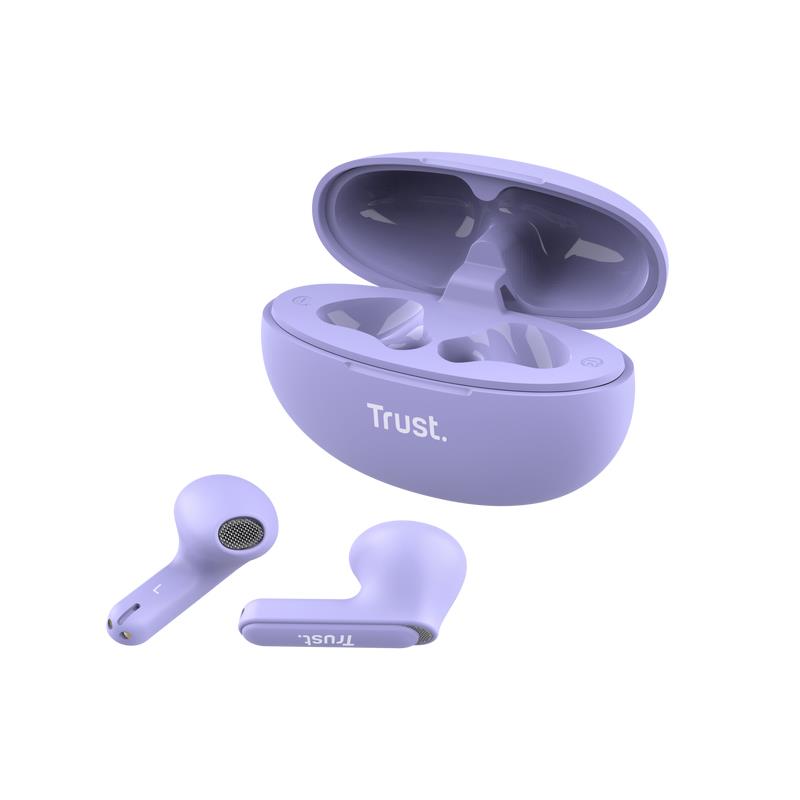 b1e33a49-329c-4754-bfb5-d6d4e580c2af HEADSET EARPHONES YAVI BT ENC/PURPLE 25299 TRUST
