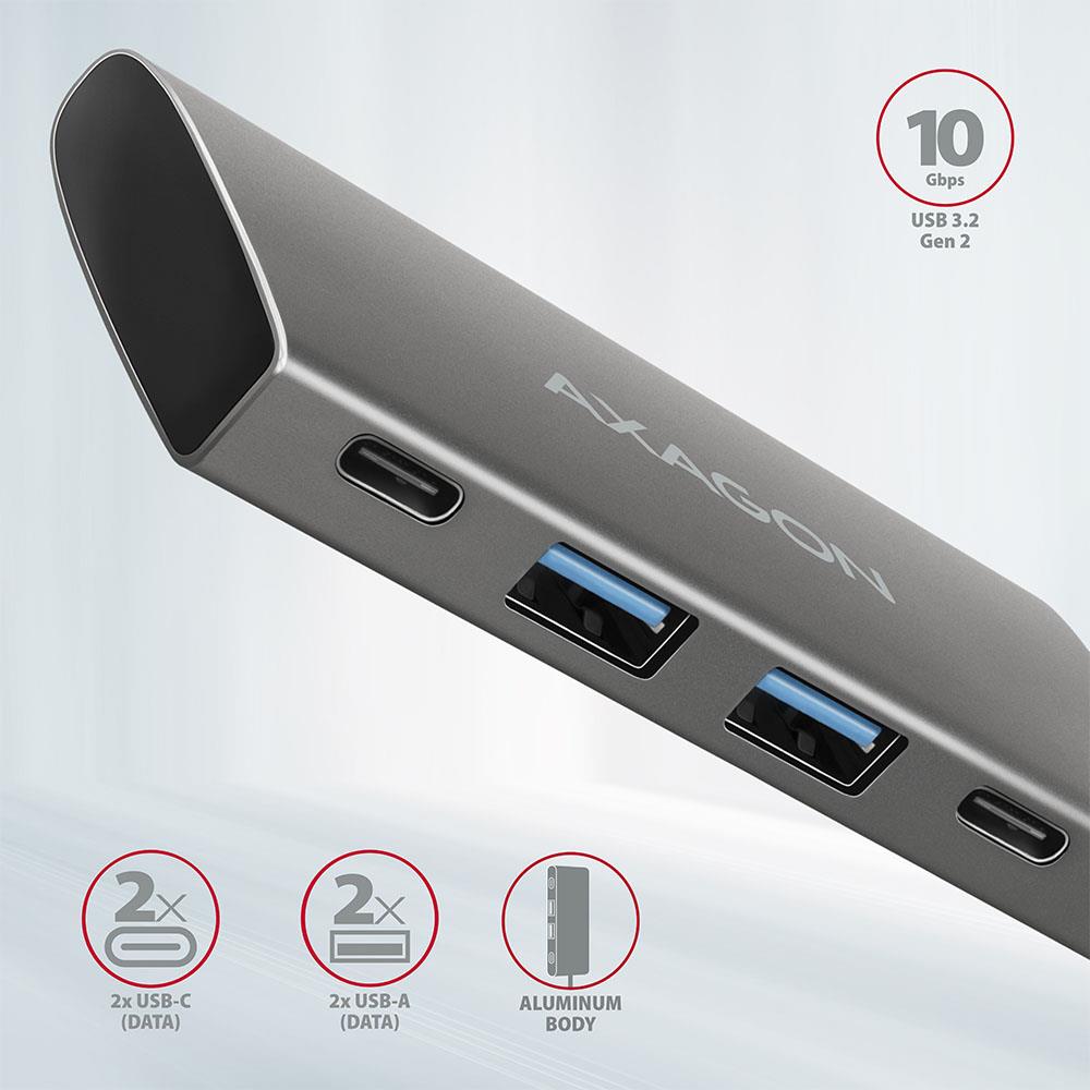 b3470029-962a-43f0-a87d-83ee85c0b10d I/O HUB USB3.2 4PORT/0.13M HMC-4G2 AXAGON