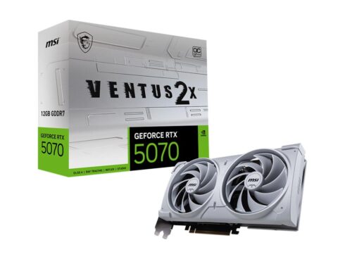 Graphics Card MSI NVIDIA GeForce RTX 5070 12 GB GDDR7 192 bit PCI Express 5.0 Active RTX507012GVEN2XOCWHI