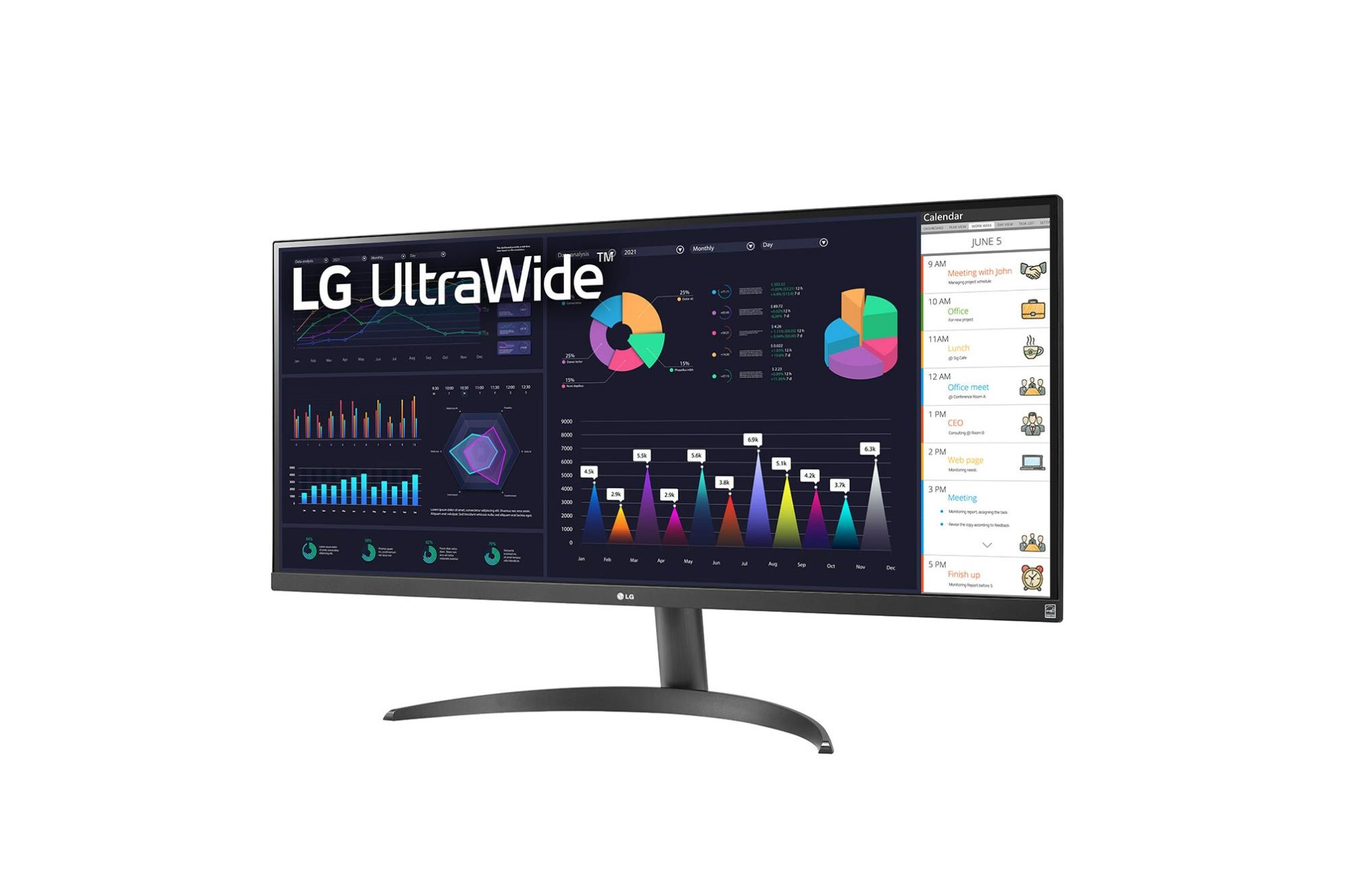 b4fb1db4-f6fe-4ac8-9eef-a8a5bd577824 LCD Monitor LG 34WQ500-B 34" Business/21 : 9 Panel IPS 2560x1080 21:9 100hz Matte 5 ms Tilt Colour Black 34WQ500-B