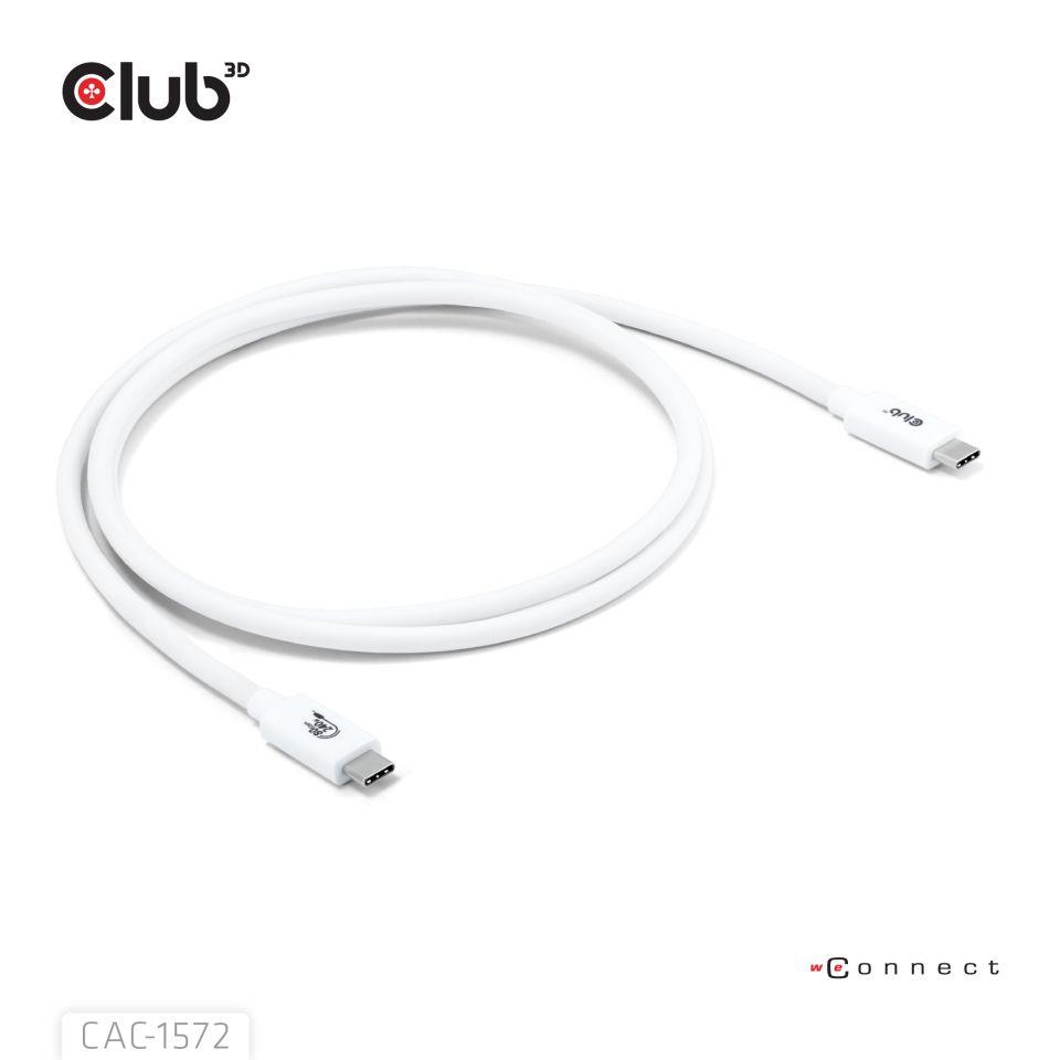 b50ed321-848f-431c-901b-4ea2d0125e1a-1 CABLE USB-C TO USB-C 1.2M/WHITE CAC-1572 CLUB3D