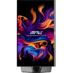 Monitor MSI MPG 271QRX QD-OLED 26.5" Gaming Panel QD-OLED 2560x1440 16:9 360Hz Matte 0.03 ms Swivel Pivot Height adjustable Tilt Colour Black MPG271QRXQD-OLED