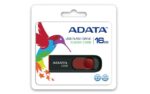 MEMORY DRIVE FLASH USB2 16GB/BLACK/RED AC008-16G-RKD A-DATA