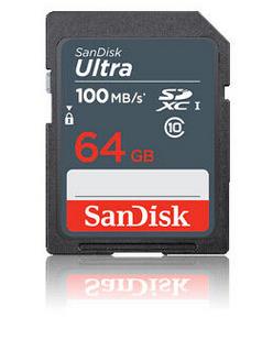 b5bcebbc-1e56-4e6e-87f9-7f140f74277b SanDisk SDXC 64GB UHS-I kortelė, modelis SDSDUNR-064G-GN3IN