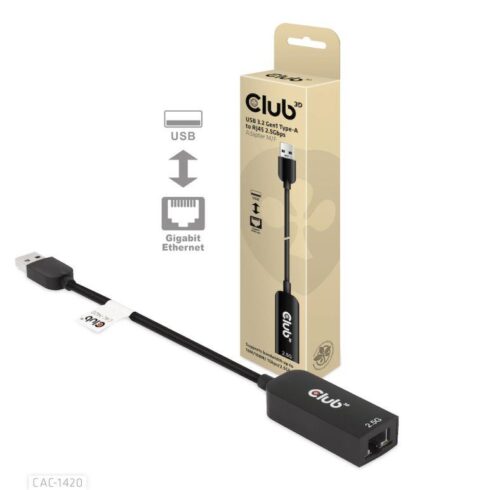 USB 3.2 adapter su RJ45, 2.5Gbps greičiu