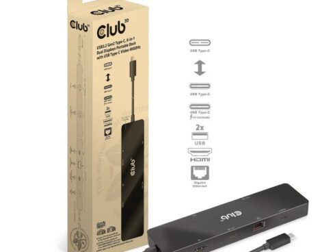 NB ACC DOCKING STATION 6IN1/USB-C 100W CSV-1584 CLUB3D