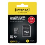 MEMORY MICRO SDHC 32GB C10/W/ADAPTER 3433480 INTENSO