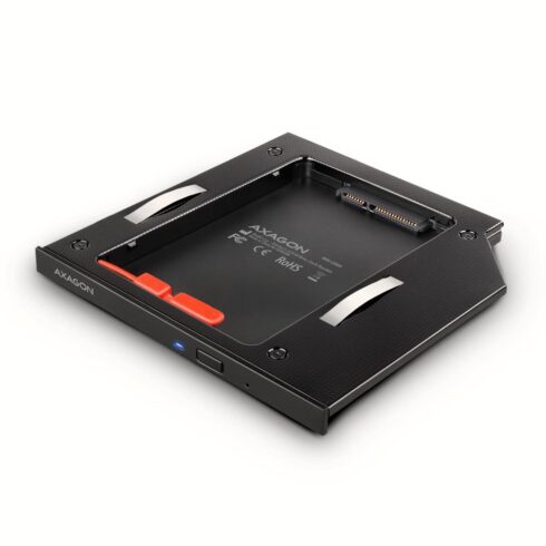 SSD/HDD caddy 2.5" SATA, 9.5 mm, AXAGON RSS-CD09