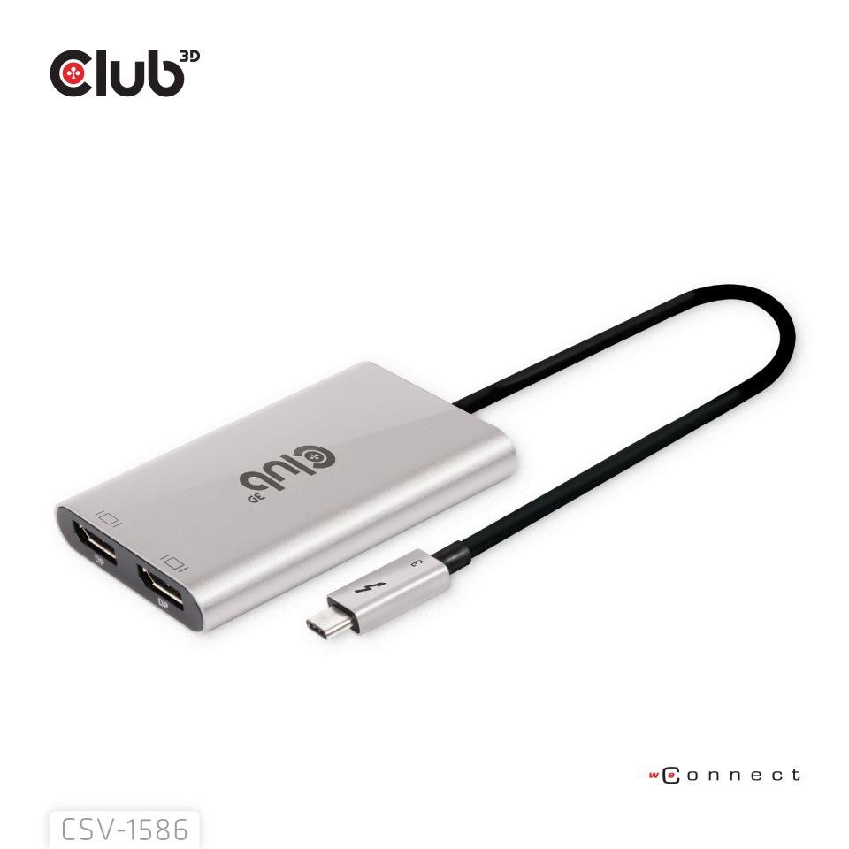b8ee3d8f-e7fb-43c7-a355-282da60441c8-2 I/O ADAPTER THUNDERBOLT TO DP/CSV-1586 CLUB3D