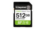Kingston SDXC 512GB UHS-I at 150MB/s greičio