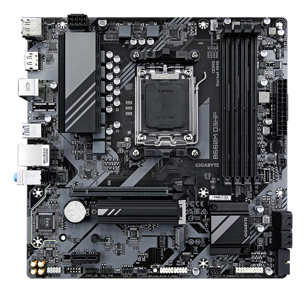 bb89bee7-dff5-49d2-a7f6-1d087ac4127a Mainboard GIGABYTE AMD B650 SAM5 Micro-ATX Memory DDR5 Memory slots 4 B650MD3HP1.3