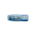 Atminties įrenginys INTENSO 4GB USB2 su skaidriu plastikiniu korpusu