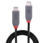 USB4 Type C kabelis su 0.8 m ilgio ir 40 Gbps greičiu, artimas vaizdas