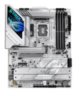 Mainboard ASUS Intel Z890 LGA1851 ATX Memory DDR5 Memory slots 4 1xPCI-Express 4.0 16x 1xPCI-Express 5.0 16x 5xM.2 1xHDMI 1xDisplayPort 1xAudio-In 1xAudio-Out 2xUSB 3.0 5xUSB 3.1 1xUSB-C 2xUSB-C w/Thunderbolt 1xOptical S/PDIF 1xRJ45 ROGSTRIXZ890-AGAMWIFI