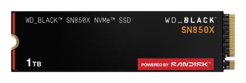 SSD WESTERN DIGITAL Black SN850X 1TB, rašymo greitis 6300 MB/s