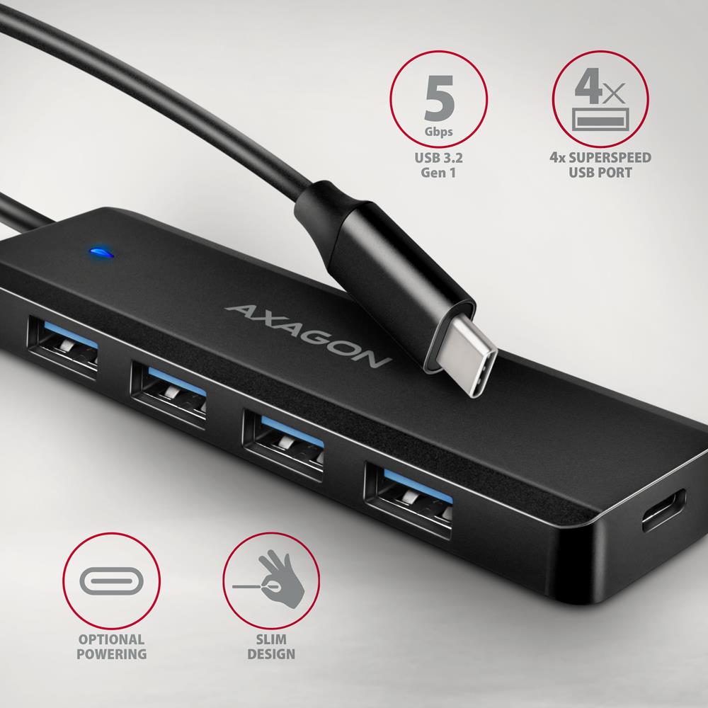 bd4794bf-e699-4332-95aa-e5ff0e6afcc4 I/O HUB USB-C TRAVEL/0.19M HUE-C1C AXAGON