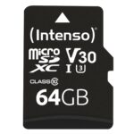 Micro SDXC atminties kortelė 64GB C10 su adapteriu