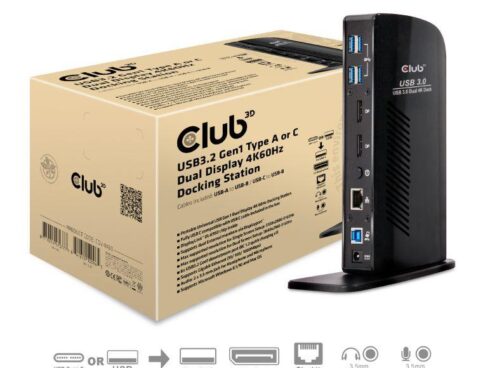 NB ACC DOCKING STATION/USB CSV-1460 CLUB3D