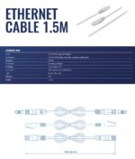 PATCH CABLE ETHERNET 1.5M PR2LA15B