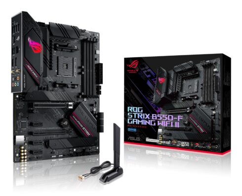 ASUS ROG Strix B550-F Gaming su AM4 ir PCIe 4.0