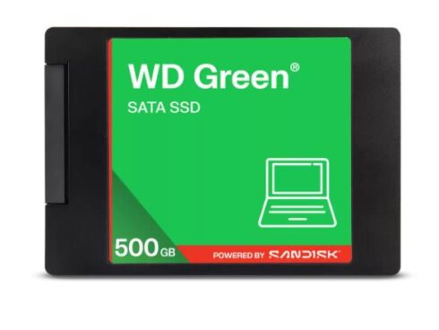 SSD WESTERN DIGITAL Green 500GB 3D NAND Read speed 545 MBytes/sec 2,5" MTBF 2000000 hours WDS500G5G0A