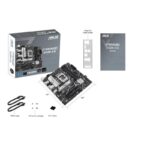 Mainboard ASUS Intel B760 Express LGA1700 Micro-ATX Memory DDR4 Memory slots 4 1xPCI-Express 4.0 16x 2xM.2 1xHDMI 1xDisplayPort 4xUSB 2.0 2xUSB 3.2 1xPS/2 1xRJ45 3xAudio port PRIMEB760M-AD4-CSM