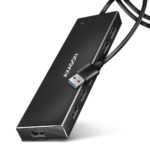 I/O HUB AXAGON HUE-F7A su USB 3.2 ir 1 m ilgio kabeliu