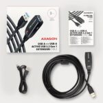 CABLE USB3.2 A-M/A-F ACTIVE/5M ADR-305 AXAGON