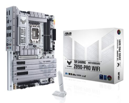 TUF GAMING Z890-PRO WIFI su LGA1851 ir DDR5 atminties slotais 4
