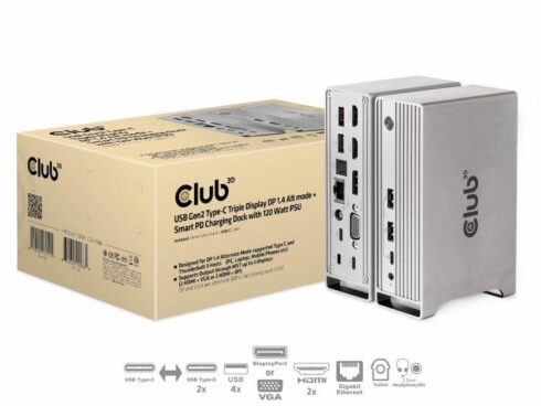 NB ACC DOCKING STATION/USB-C 120W CSV-1568 CLUB3D