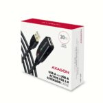 USB2.0 A-M/A-F aktyvus kabelis, 20 metrų ilgio, iš arti