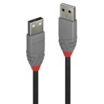USB 2.0 Type A-A laidas, 0.2 m, antracito spalvos