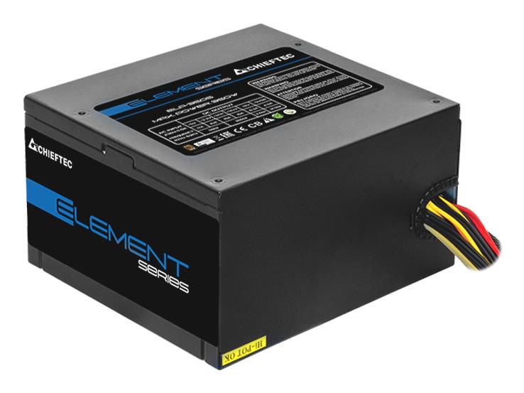 c3e2b95a-0409-4da1-b88b-65468ea85fc4 Power Supply CHIEFTEC 500 Watts Efficiency 80 PLUS BRONZE PFC Active ELP-500S