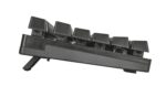 GXT 838 Azor klaviatūra ir pelė, matoma iš šono su LED apšvietimu