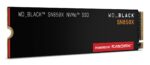 SSD WESTERN DIGITAL Black SN850X 4TB M.2 PCIE NVMe Write speed 6600 MBytes/sec Read speed 7300 MBytes/sec 2.38mm TBW 2400 TB WDS400T2X0E