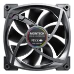 CASE FAN 120MM/AX120 PWM BLACK 3 IN 1 MONTECH