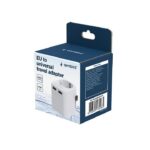Gembird TPA-EU2A12-01-W EU to Universal travel power adapter, 12W, white | Gembird