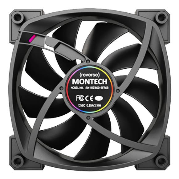 c57cdbdd-f959-4d99-8713-51c3b8319fa2 CASE FAN 120MM/RX120 PWM BLACK MONTECH