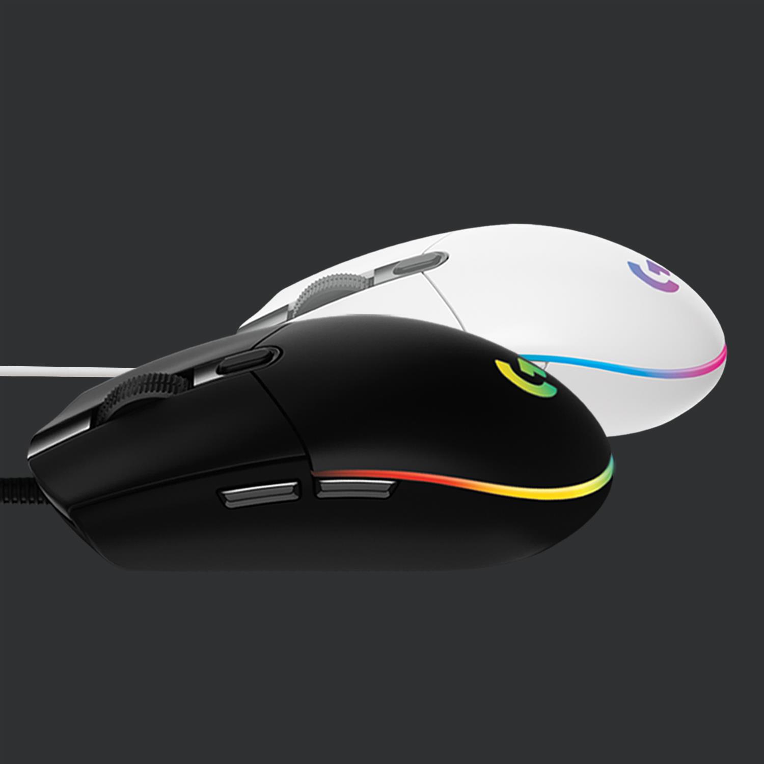 c7c76460-6804-4e6c-8398-7a19568111ab MOUSE USB OPTICAL G203/WHITE 910-005797 LOGITECH