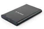 HDD dėžutė su USB-C, 2.5 colių, juoda, modelis EE2-U3S-6