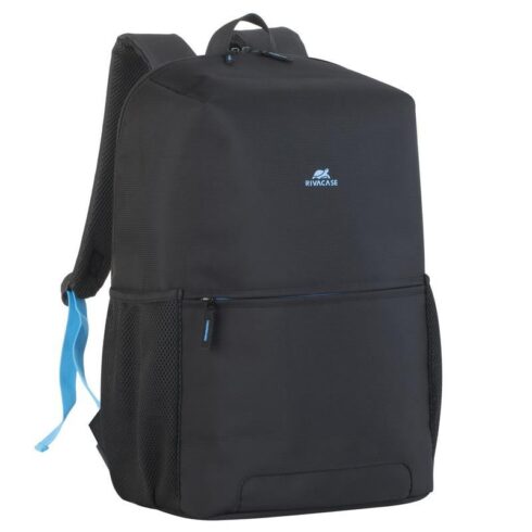 Kuprinė Rivacase Regent 15.6" juoda, pagaminta iš poliesterio