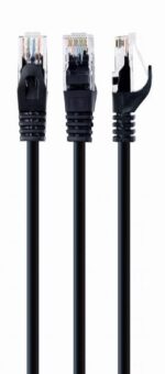 PATCH CABLE CAT6 UTP 2M, juodas