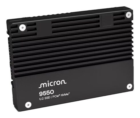 SSD MICRON 9550 MAX 12.8TB NVMe su 10000 MB/s rašymo greičiu