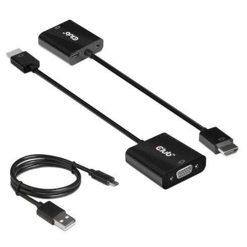 HDMI į VGA/AUDIO adapteris M/F, modelis CAC-1302