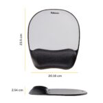MOUSE PAD MEMORY FOAM/SILVER STREAK 9175801 FELLOWES