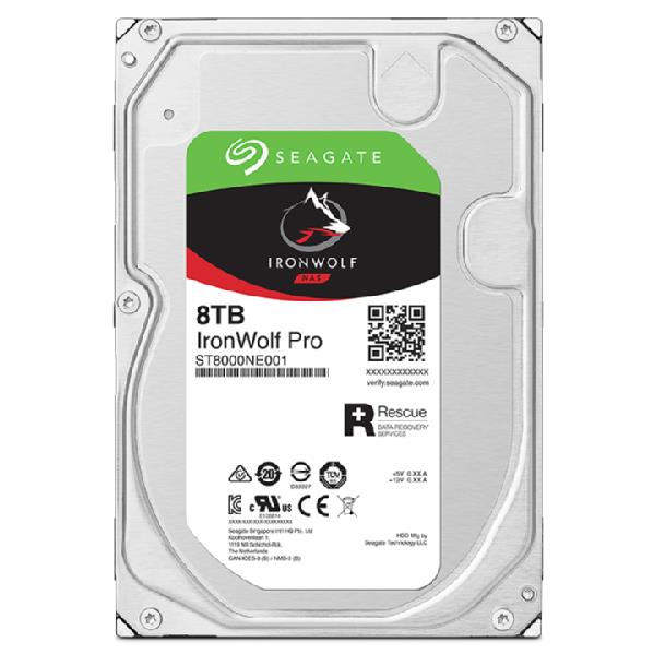 ca066632-ee20-49b8-adc4-f14f4beea9be HDD SEAGATE IronWolf Pro 8TB SATA 256 MB 7200 rpm 3,5" ST8000NT001