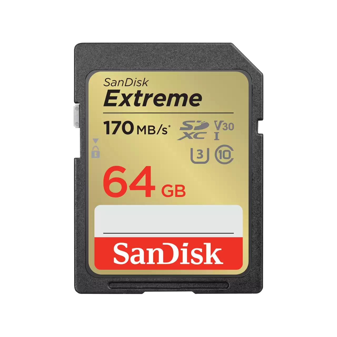 cabe7997-b002-45c2-8667-699df37717e3 SDXC atminties kortelė 64GB UHS-1, modelis SDSDXV2-064G-GNCIN