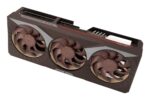 Vaizdo plokštė ASUS NVIDIA GeForce RTX 5080, šoninis vaizdas su jungtimis